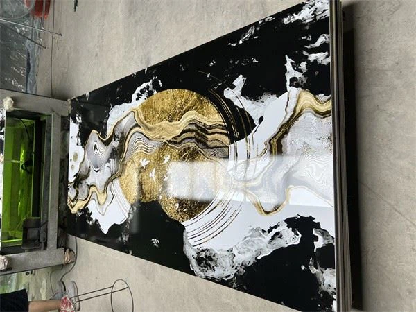 1220*2440*3mm Pvc Marble Sheet Uv Wall Panel