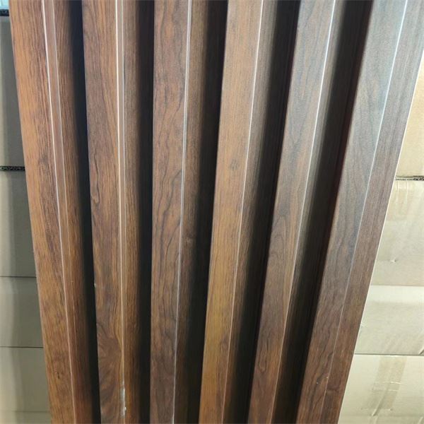 Indoor Wpc Synthetic Wooden Grain Wall Panel