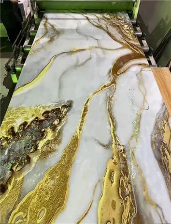 Papan Dinding UV Ramah Lingkungan Mengkilap Tinggi